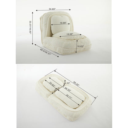 Canapé paresseux réglable à 5 positions