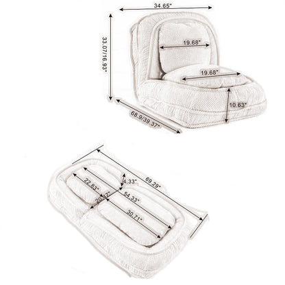 Canapé paresseux réglable à 5 positions