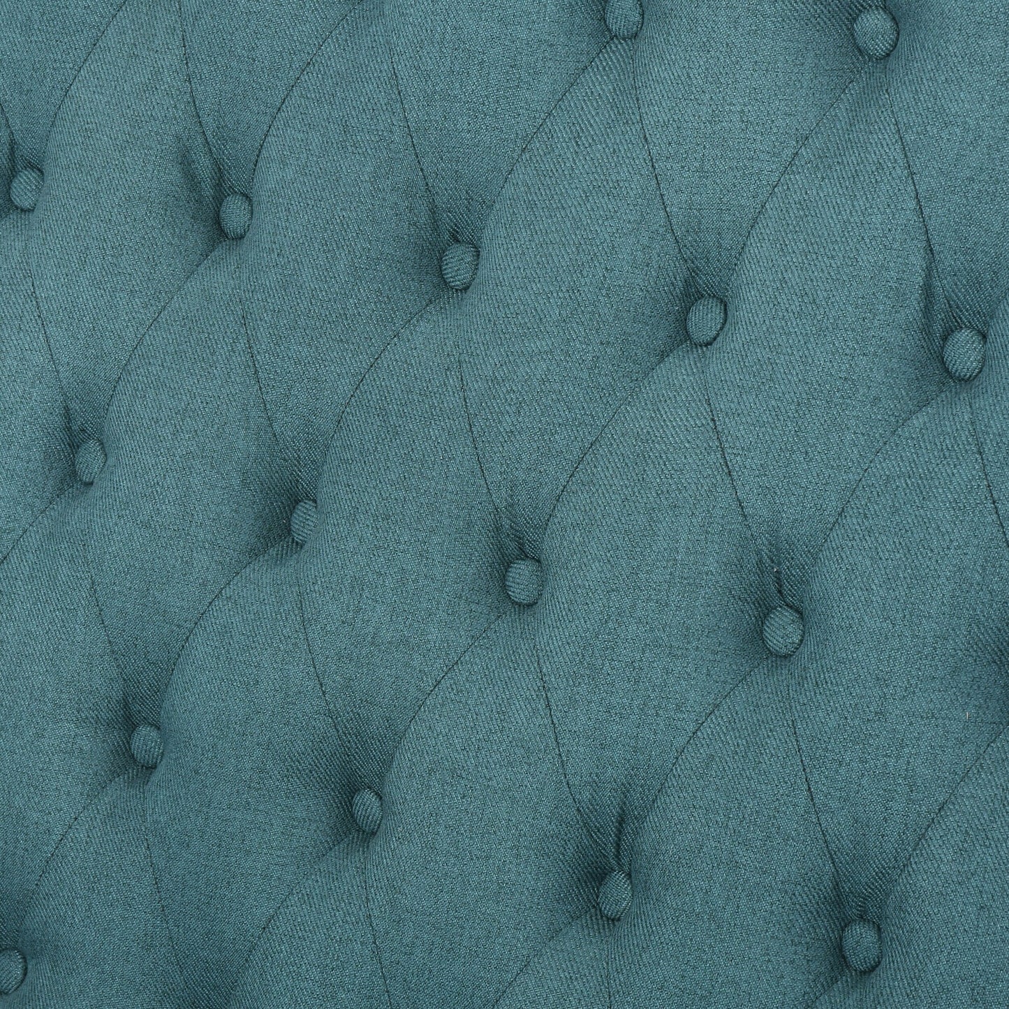 Canapé causeuse capitonné en velours avec pieds en bois pour salon (50,25")