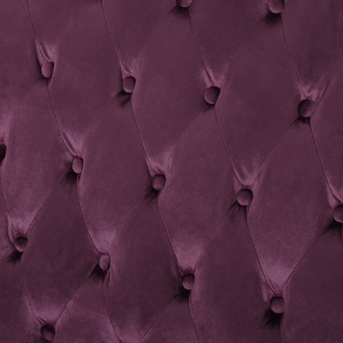 Canapé causeuse capitonné en velours avec pieds en bois pour salon (50,25")