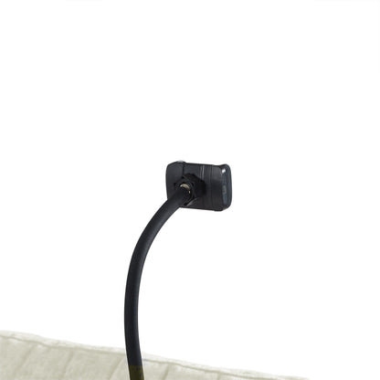 Canapé convertible en chenille de 53,9 po avec lit gigogne, 3 ports USB et rangement intelligent