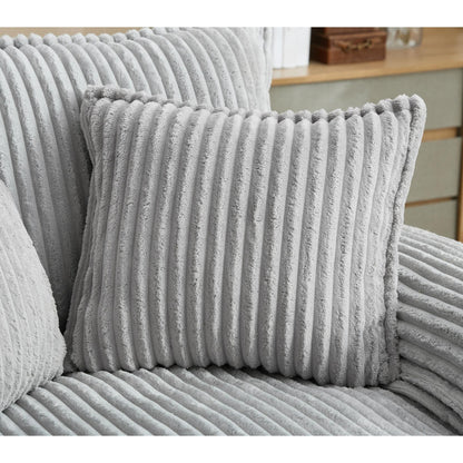 Chaise longue surdimensionnée de 54,75 W, canapé-lit moelleux et rembourré avec 2 oreillers