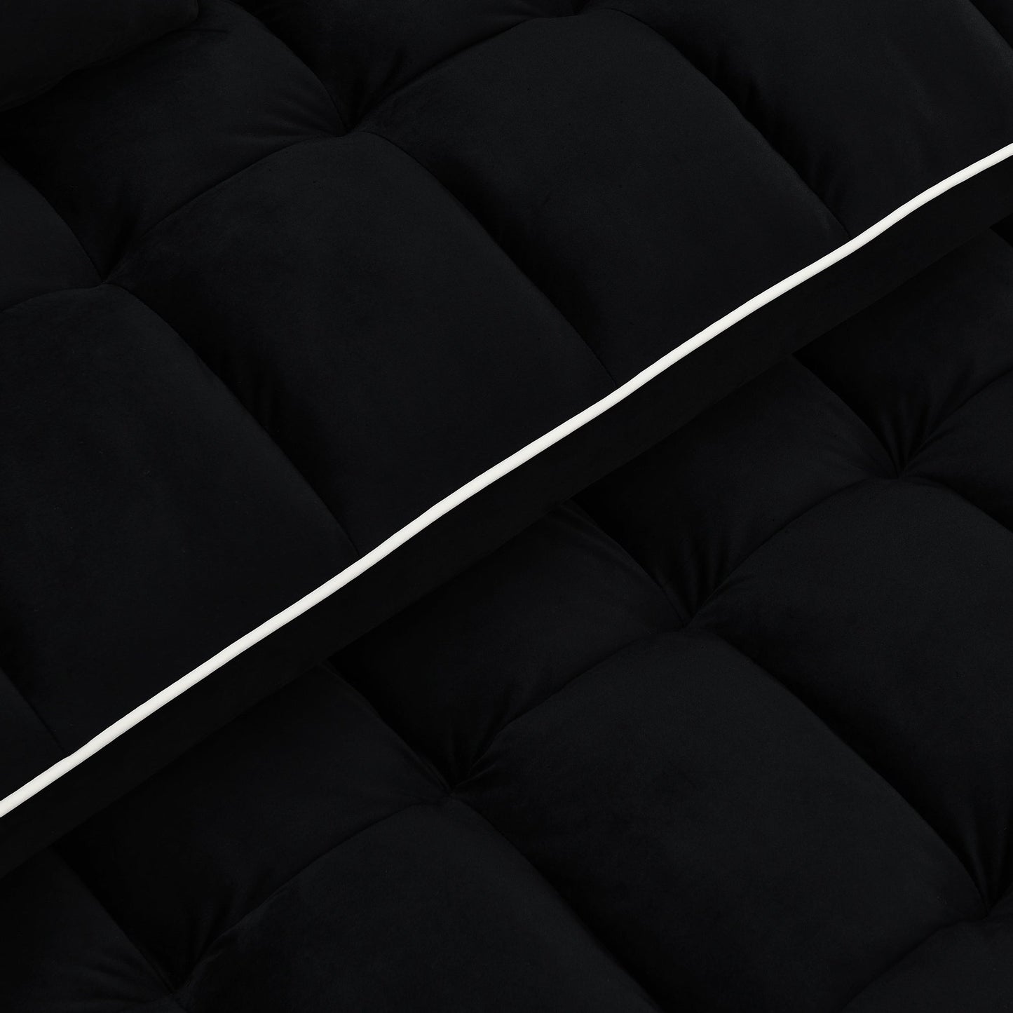 Canapé-lit pliable polyvalent de 55,51 pouces en 3 longueurs