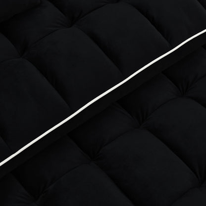 Canapé-lit pliable polyvalent de 55,51 pouces en 3 longueurs