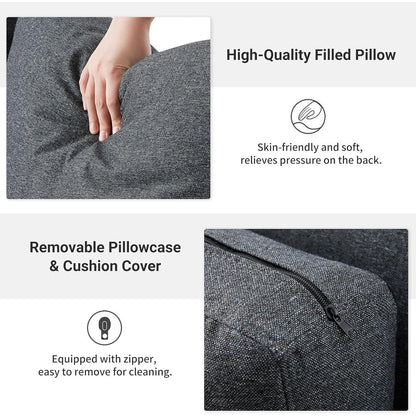 Canapé 2 places rembourré style Mid-Century 56 pour salon, chambre et appartement, design compact