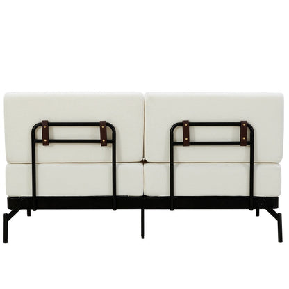 Canapé-lit 2 places de 59 pouces avec ports USB flexibles