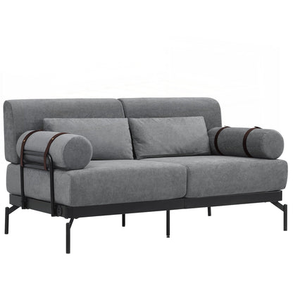 Canapé causeuse moderne de 59 pouces