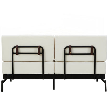 Canapé causeuse moderne de 59 pouces