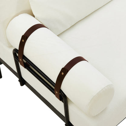 Canapé causeuse moderne de 59 pouces