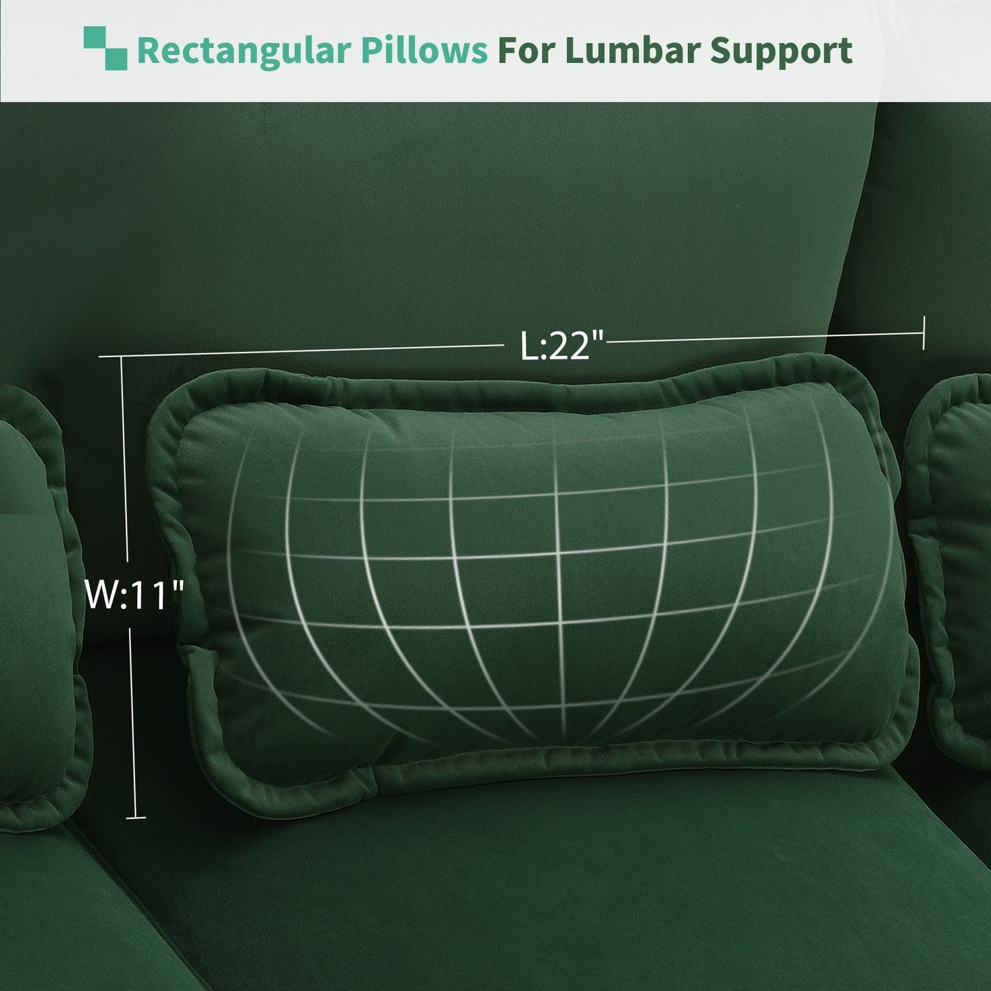 [VIDÉO fournie][Nouveau]Canapé sectionnel moderne en forme de U 109,8 x 55,9 avec coussins de taille, canapé symétrique rembourré 6 places