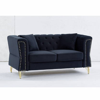 Canapé Chesterfield en velours 60.2