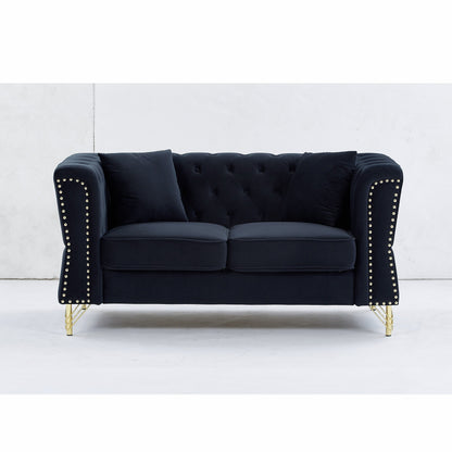 Canapé Chesterfield en velours 60.2