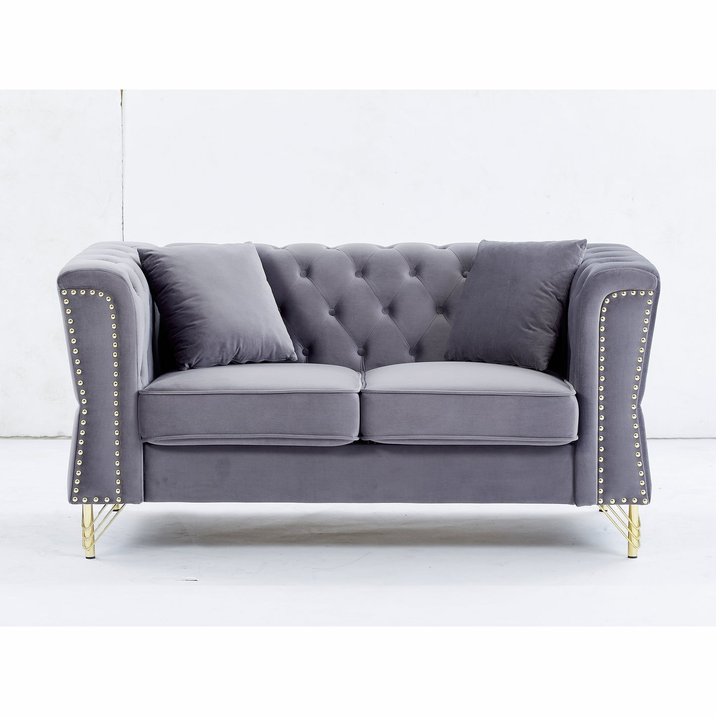 Canapé Chesterfield en velours 60.2