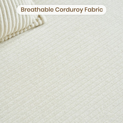 Canapé-lit convertible de 78,8 cm avec coussin de soutien dorsal et accoudoirs