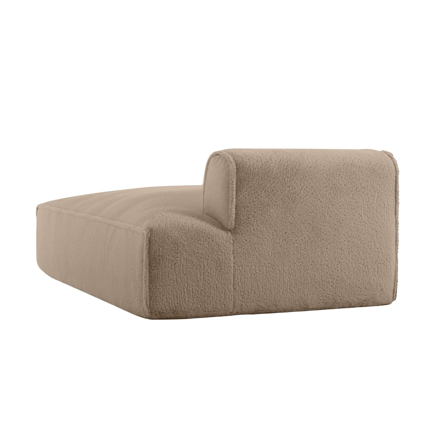 Canapé-lit modulaire surdimensionné de 72 pouces, spacieux et rempli de mousse compressée