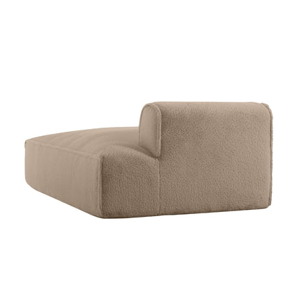 Canapé-lit modulaire surdimensionné de 72 pouces, spacieux et rempli de mousse compressée