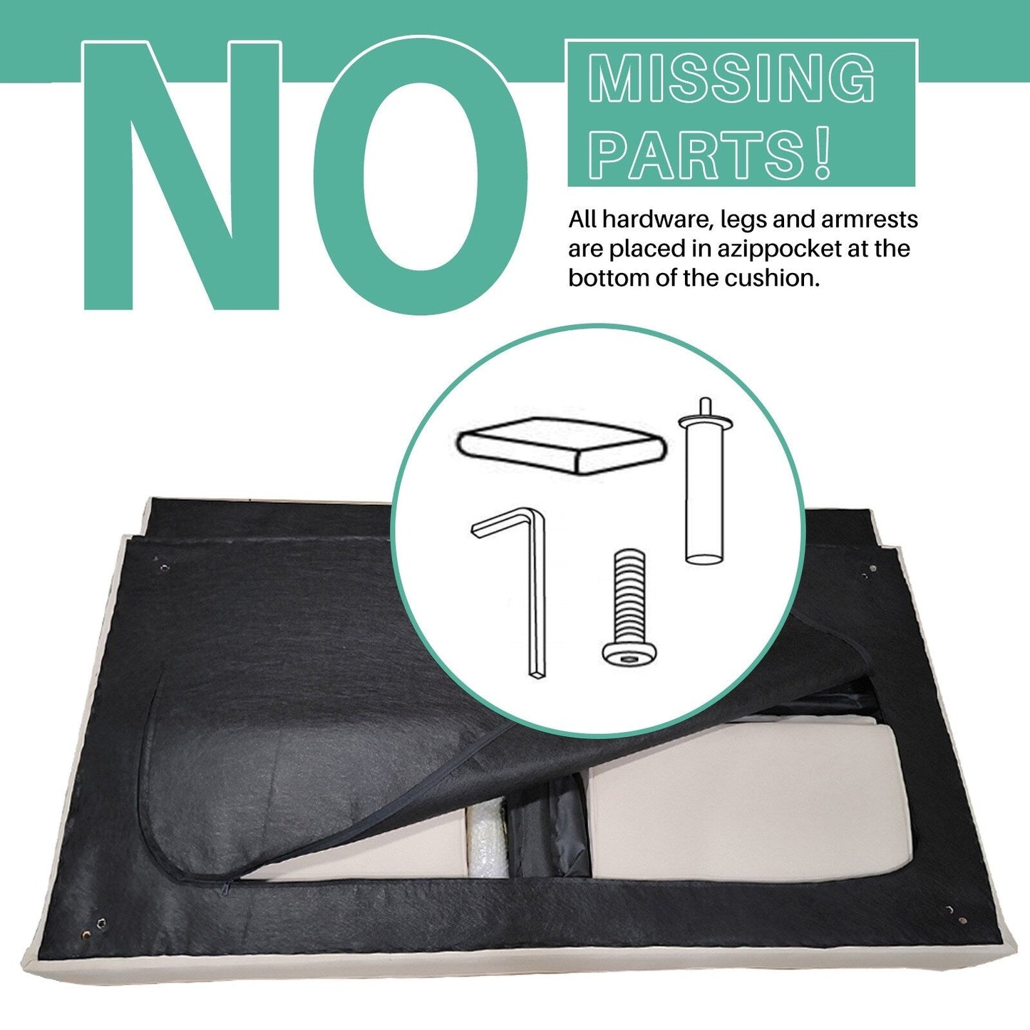 Canapé-lit futon convertible en lin pour une personne (74,41 po) avec dossier réglable (74,41 x 32,68 x 28,94 po)