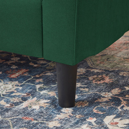 Canapé-lit gigogne rembourré 76,18 avec méridienne de rangement