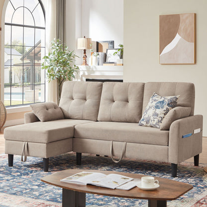 Canapé-lit gigogne rembourré 76,18 avec méridienne de rangement