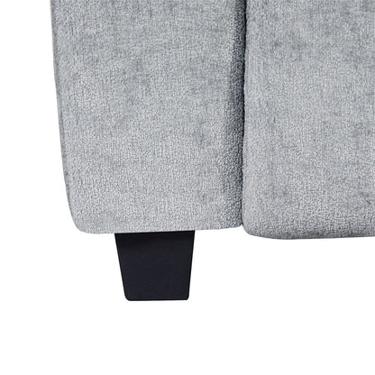 Canapé rembourré en chenille 78,7 avec pieds