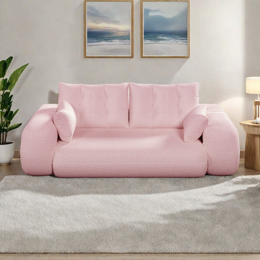 Canapé-lit 3 places modulable Teddy 78.7, convertible