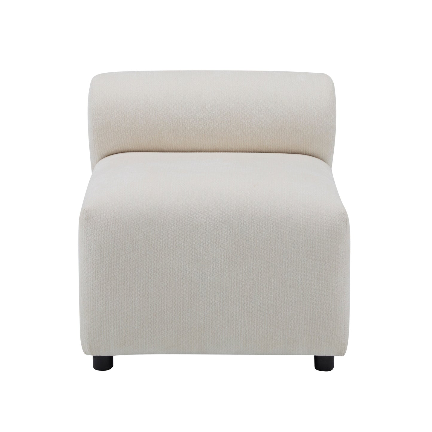 Canapé sectionnel modulaire 3 pièces en tissu 78 avec mousse haute résilience, ressorts sinueux et cadre en bois massif