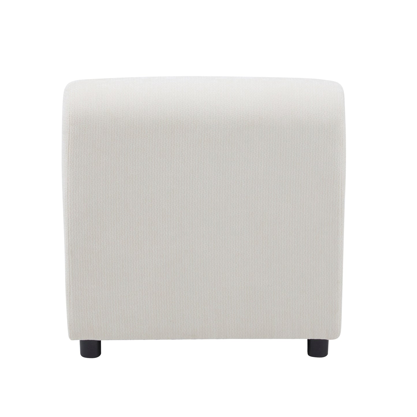 Canapé sectionnel modulaire 3 pièces en tissu 78 avec mousse haute résilience, ressorts sinueux et cadre en bois massif