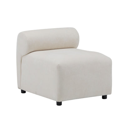 Canapé sectionnel modulaire 3 pièces en tissu 78 avec mousse haute résilience, ressorts sinueux et cadre en bois massif