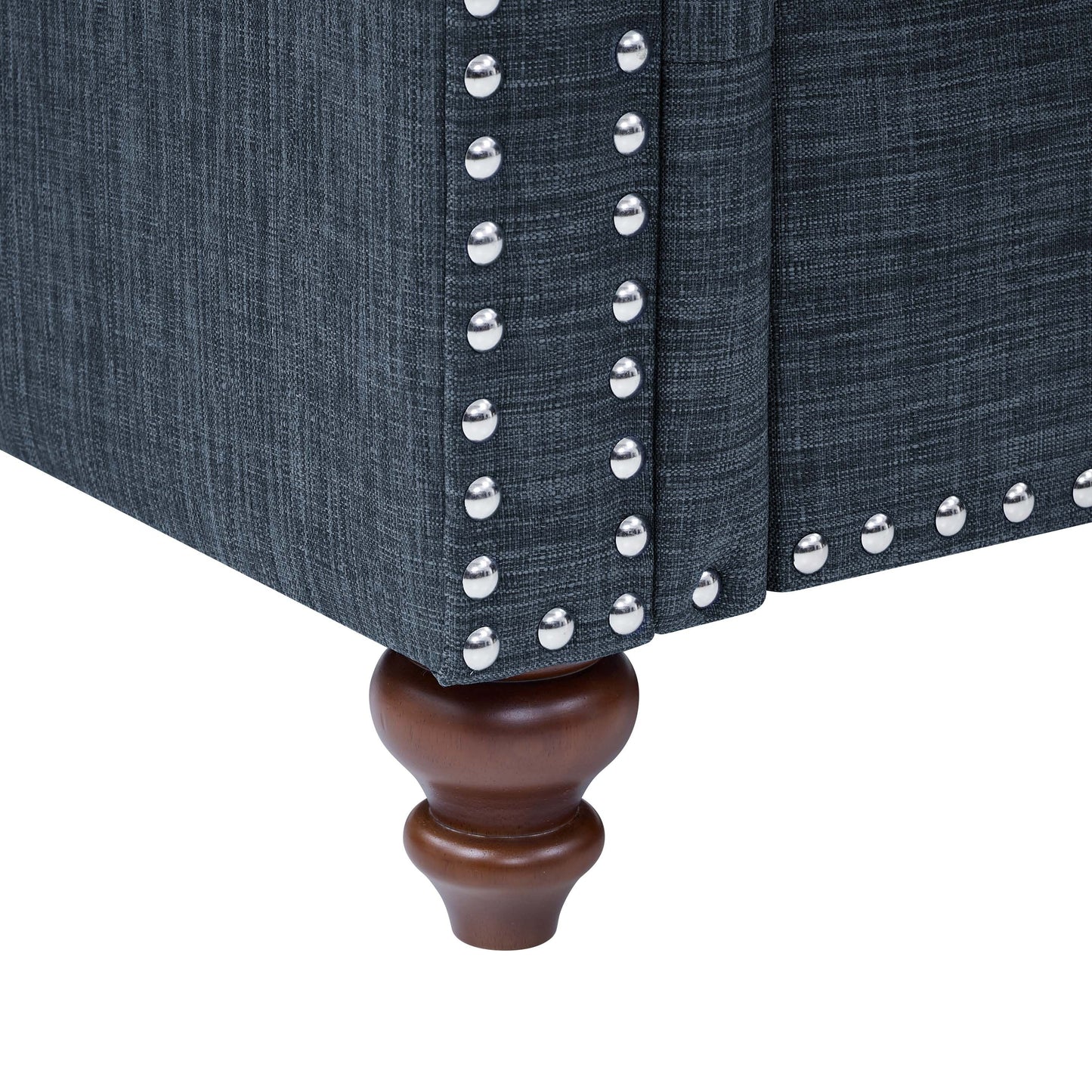 Canapé Harbor en lin mélangé - 30,5 po x 78 po x 35 po