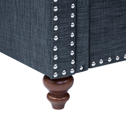 Canapé Harbor en lin mélangé - 30,5 po x 78 po x 35 po