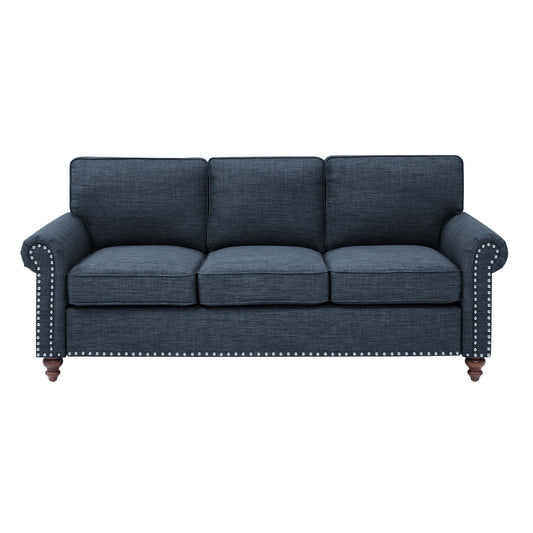 Canapé Harbor en lin mélangé - 30,5 po x 78 po x 35 po