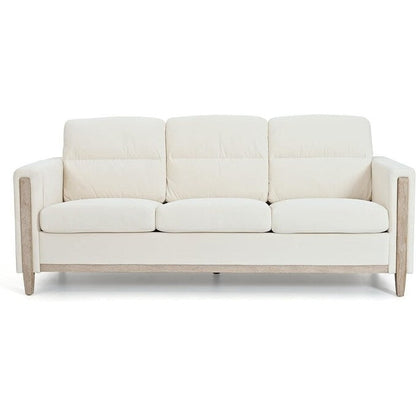 Canapé 3 places moderne de 79,5 pouces avec coussins et accoudoirs, poche latérale pour le salon