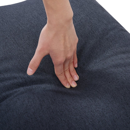 Canapé 3 places en tissu réglable en forme de L de 79,5 po avec lit gigogne et méridienne de rangement