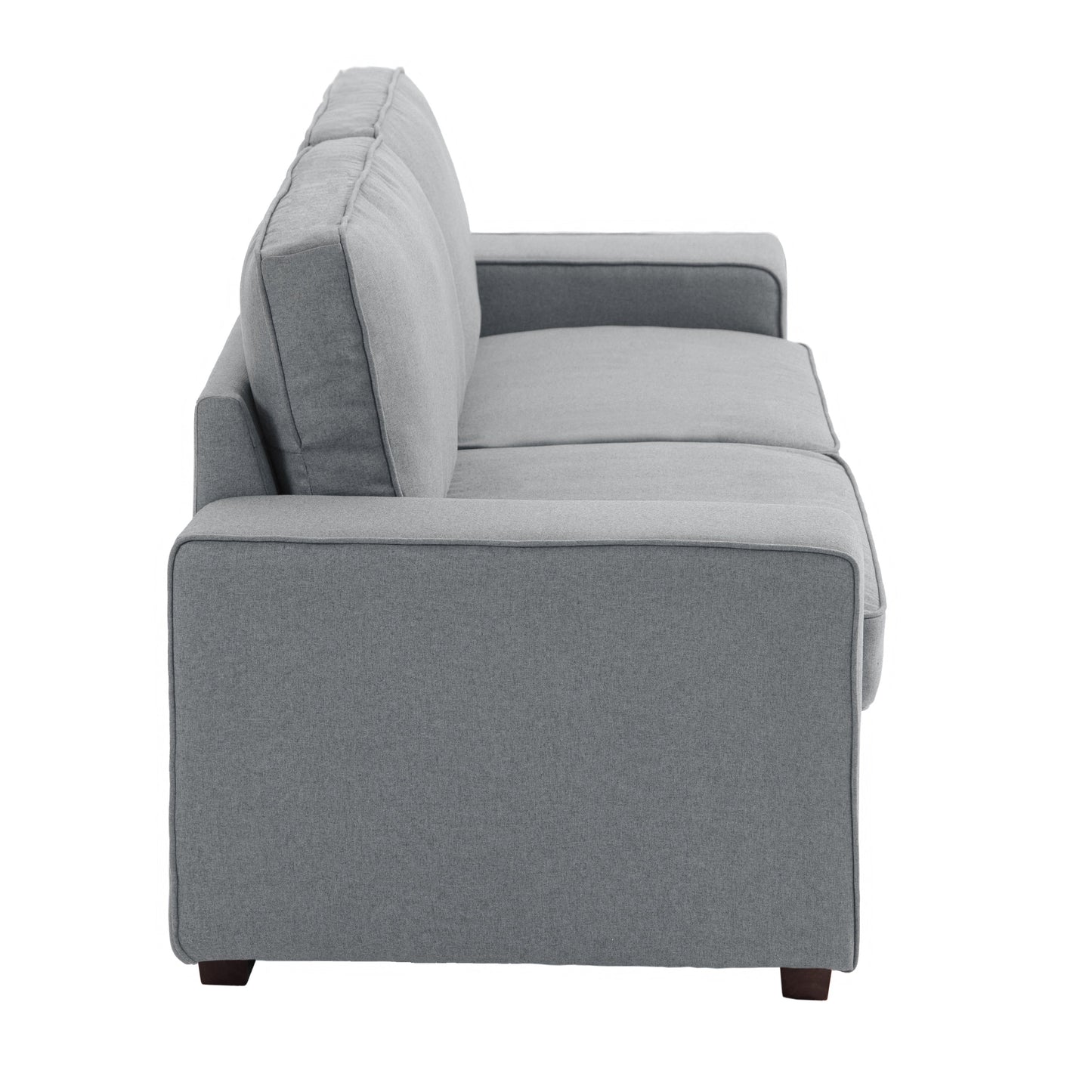 Canapé de salon en velours côtelé de 80,1 po de large