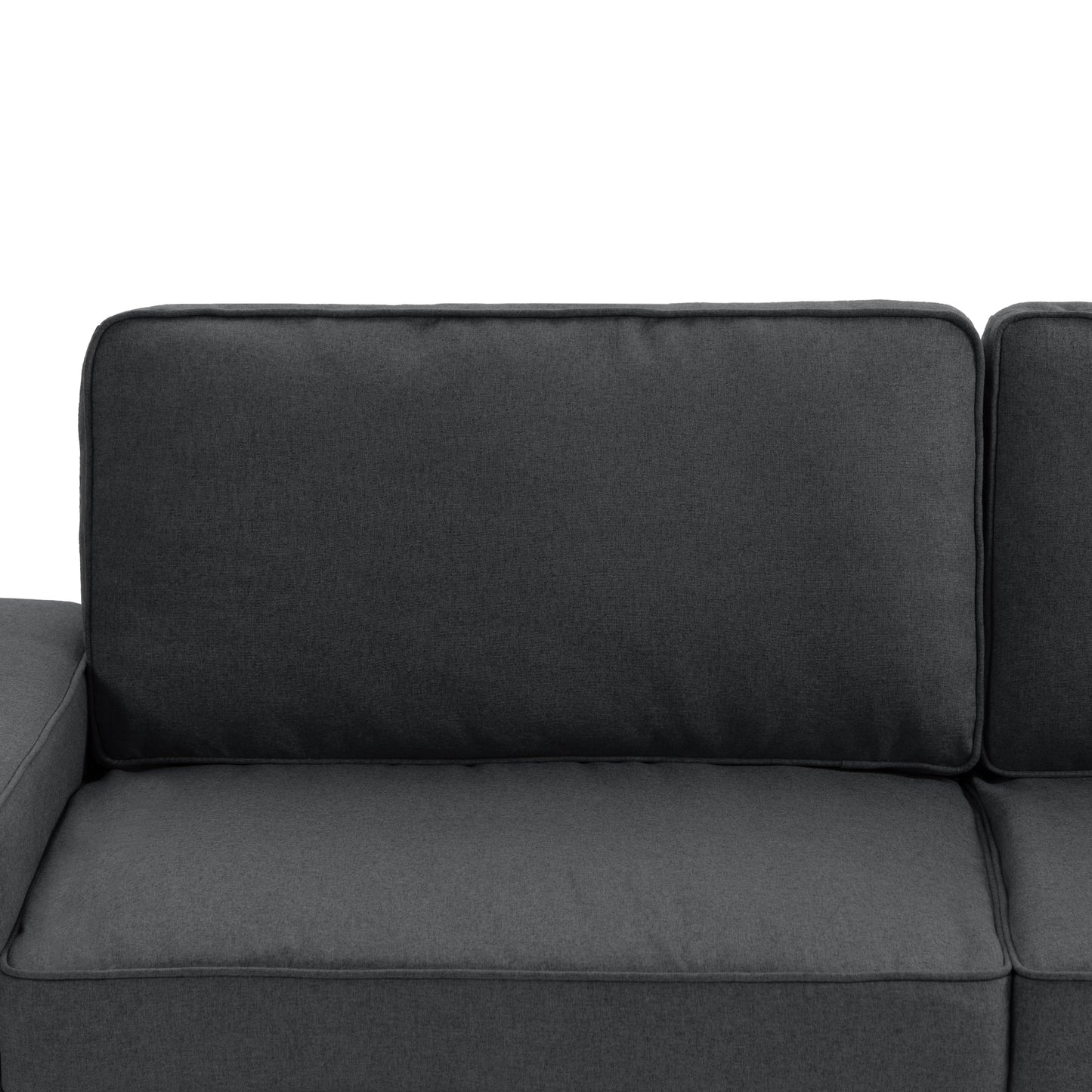 Canapé de salon en velours côtelé de 80,1 po de large