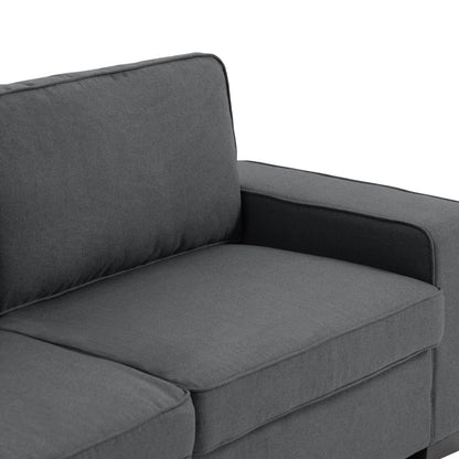 Canapé de salon en velours côtelé de 80,1 po de large