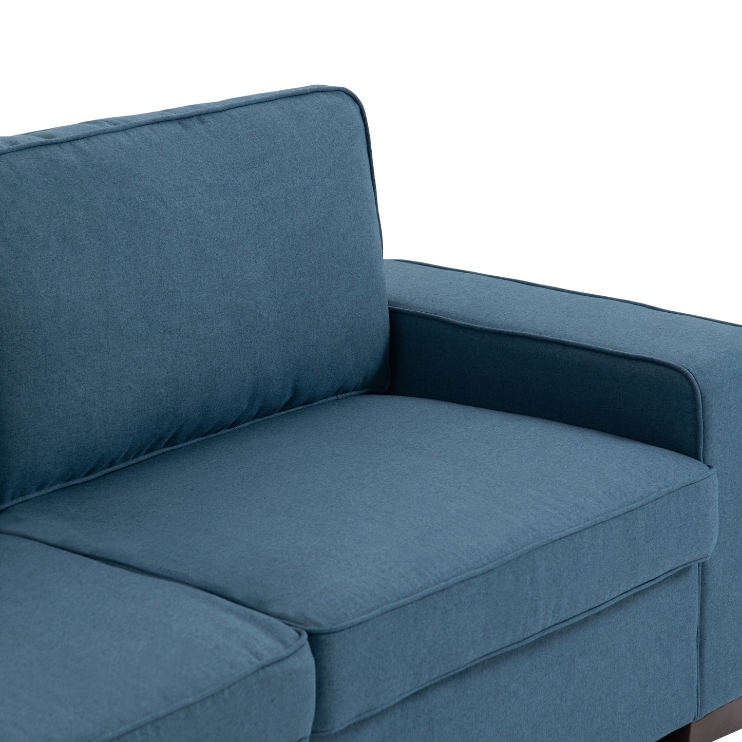 Canapé de salon en velours côtelé de 80,1 po de large