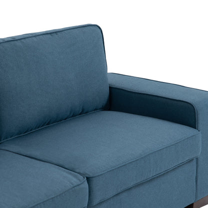 Canapé de salon en velours côtelé de 80,1 po de large