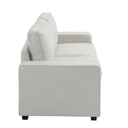 Canapé de salon en velours côtelé de 80,1 po de large