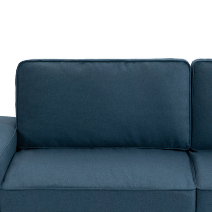 Canapé de salon en velours côtelé de 80,1 po de large