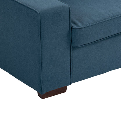 Canapé de salon en velours côtelé de 80,1 po de large