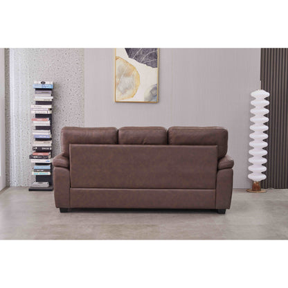 Canapé en similicuir de 80,5 po de large