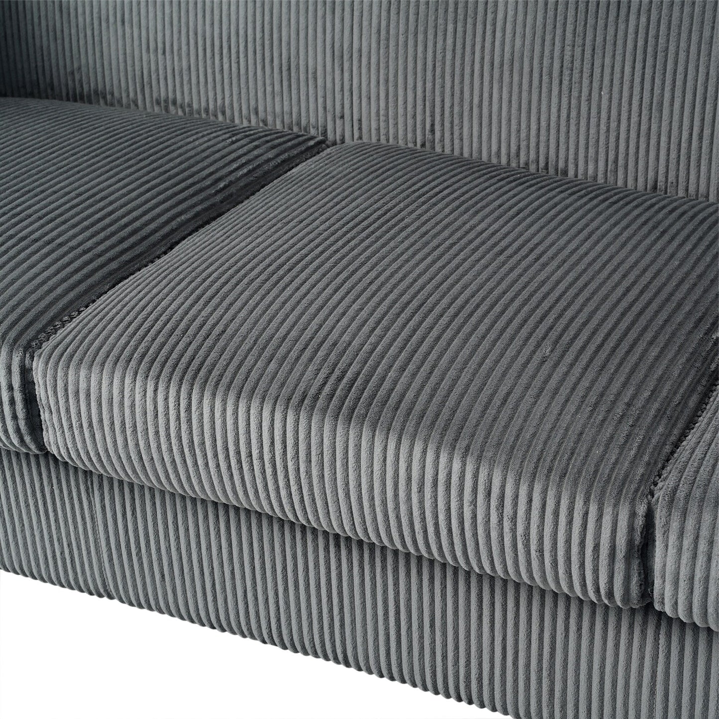 Canapé 3 places en bois massif 80 avec 2 ports USB et deux porte-gobelets