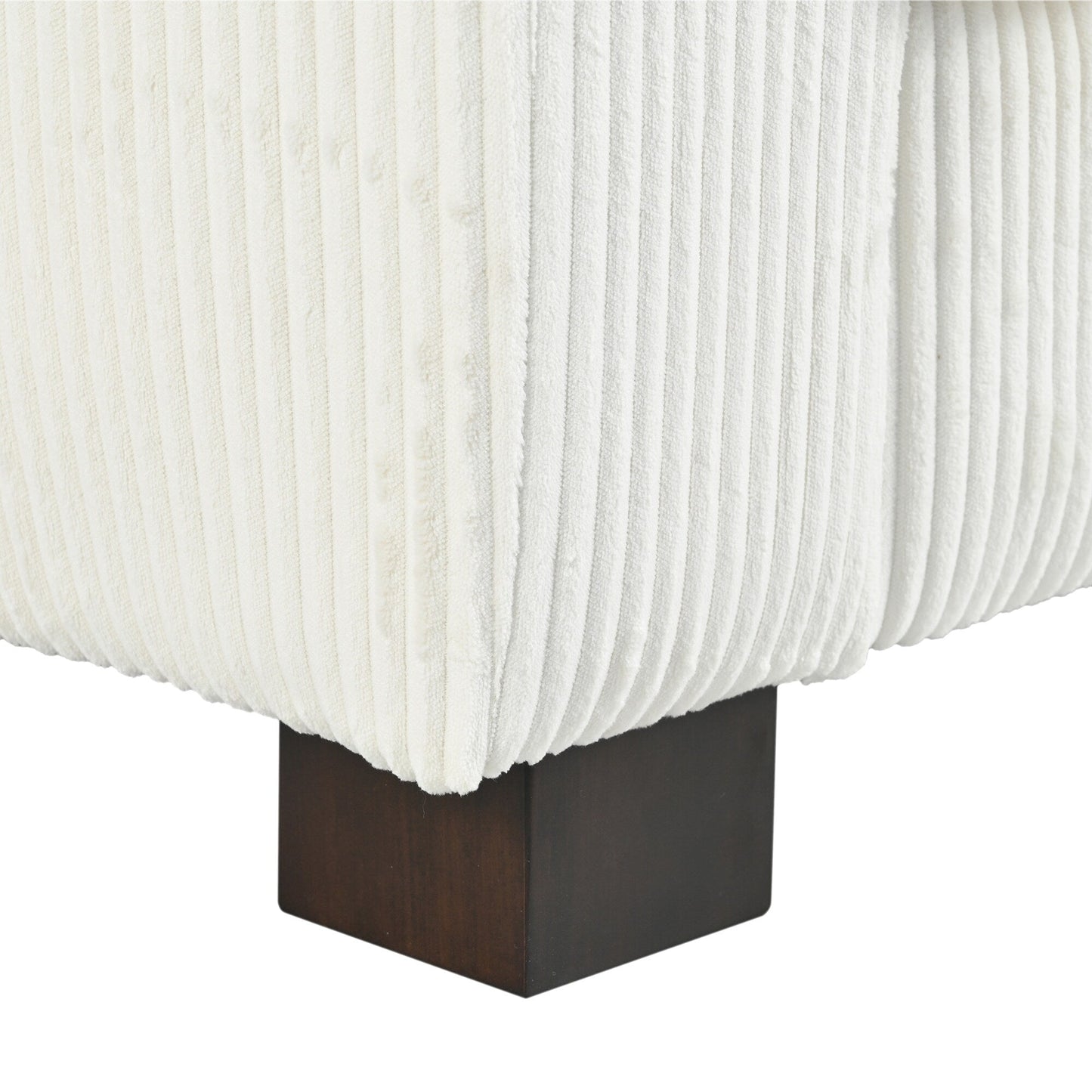 Canapé 3 places en bois massif 80 avec 2 ports USB et deux porte-gobelets