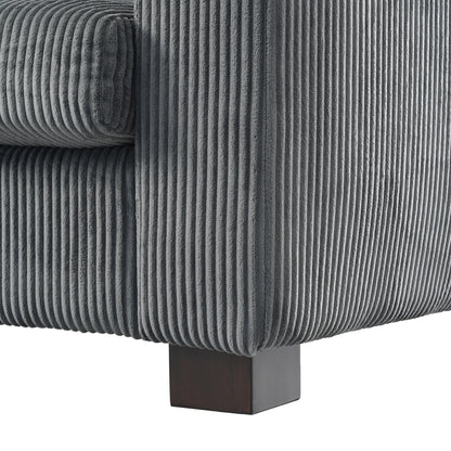 Canapé 3 places en bois massif 80 avec 2 ports USB et deux porte-gobelets