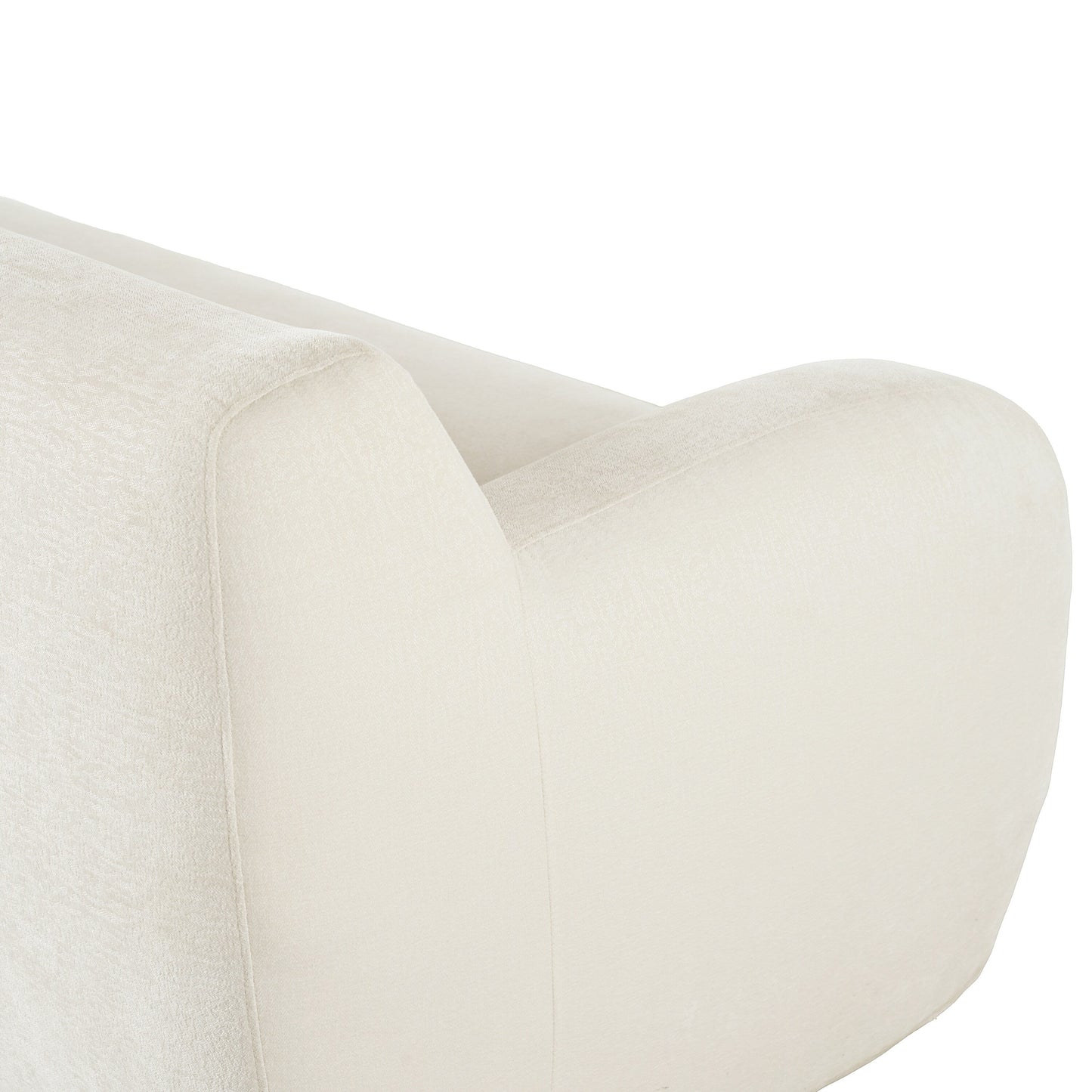 Canapé 3 places à compression minimaliste 81,5 avec larges assises et rembourrage en mousse haute densité pour salons