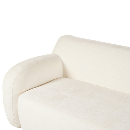 Canapé 3 places à compression minimaliste 81,5 avec larges assises et rembourrage en mousse haute densité pour salons