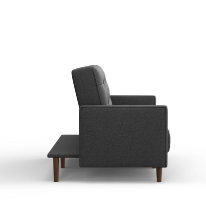 Canapé-lit 81,5 avec capitonnage à 8 boutons