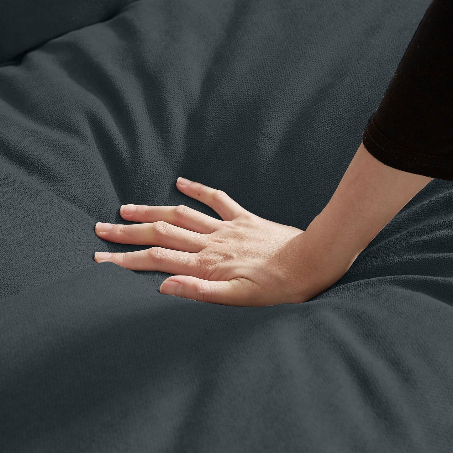 Canapé sectionnel en L de 82,28 pouces avec sièges nuage pour le salon