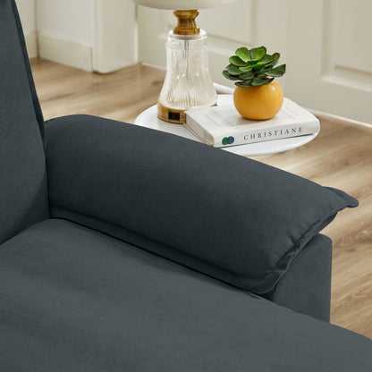 Canapé sectionnel en L de 82,28 pouces avec sièges nuage pour le salon